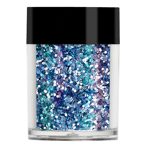 Aquamarine Chunky Nail Glitter Shapes