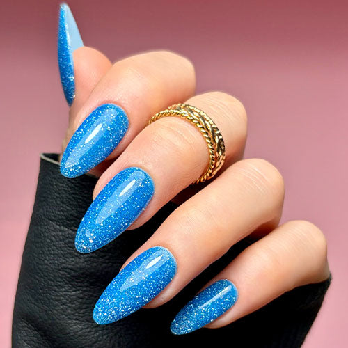 Blue Hawaiian Flash Glitter Gel Polish
