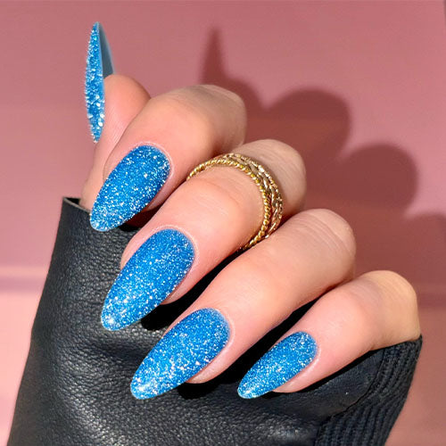 Blue Hawaiian Flash Glitter Gel Polish