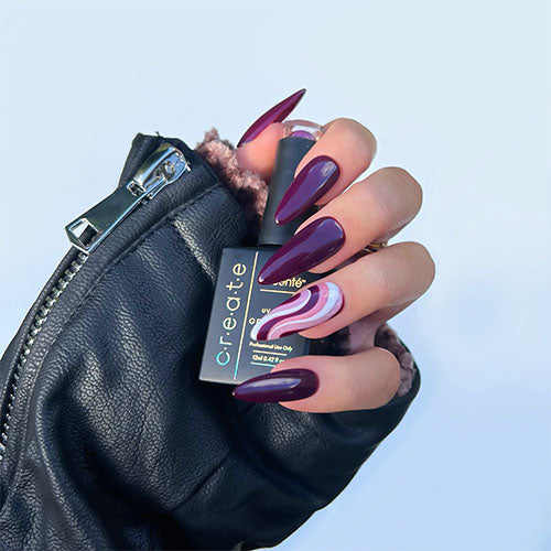 BURGUNDY-GEL-NAIL-POLISH
