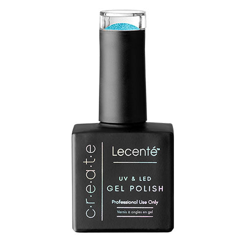 blue reflective, flash glitter gel