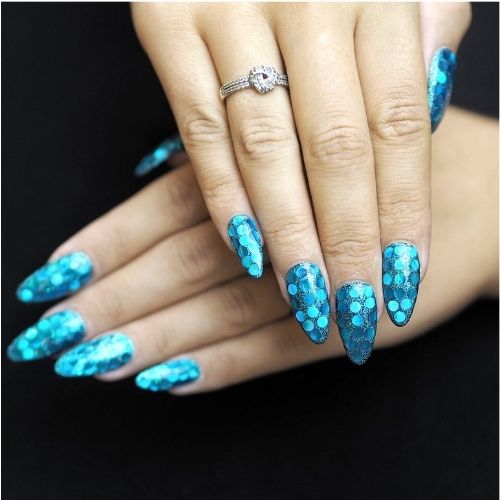 Boogie Nights Disco Balls Nail Glitter Shapes