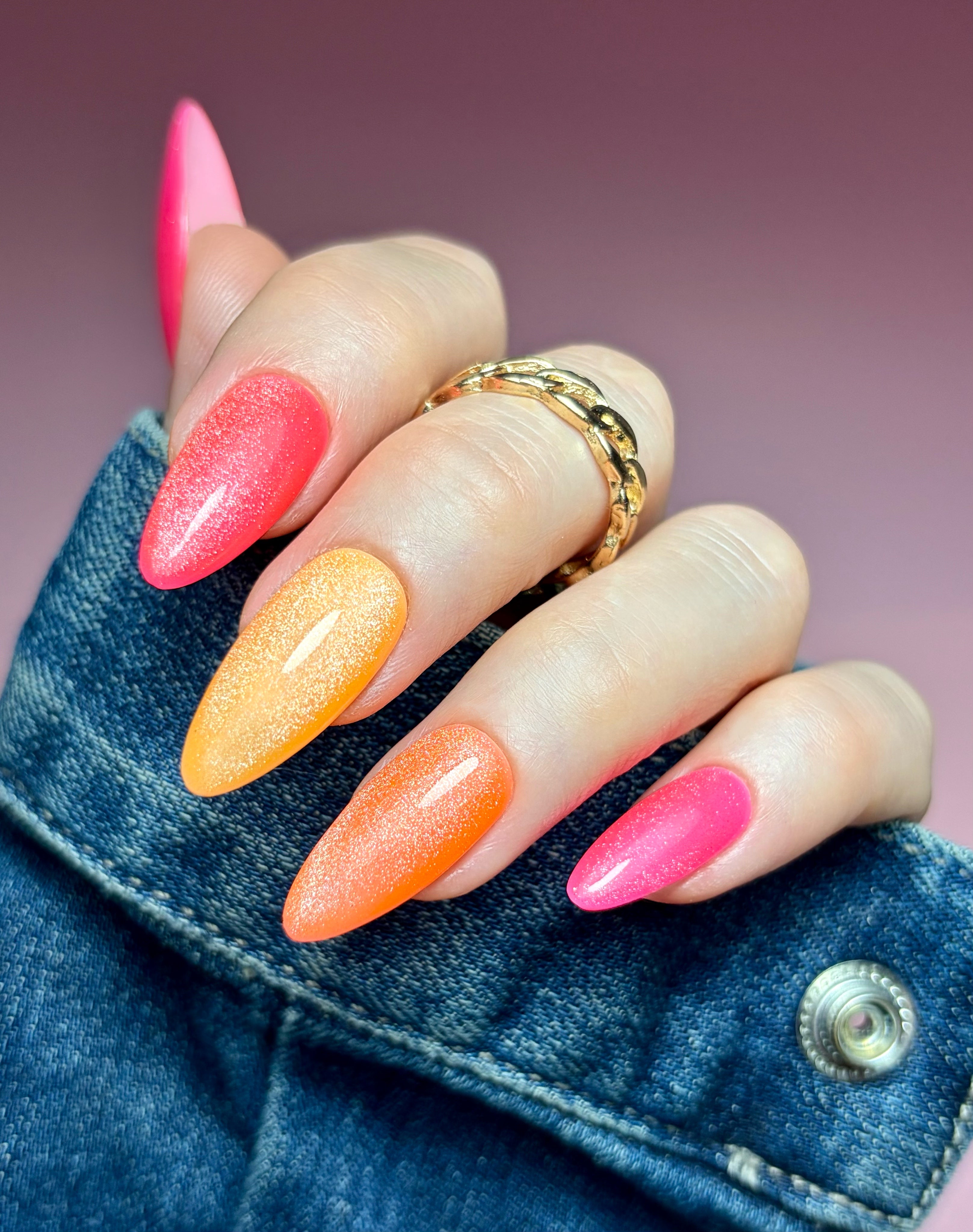 Silver Cat Eye Effect Top Coat with Free Magnet