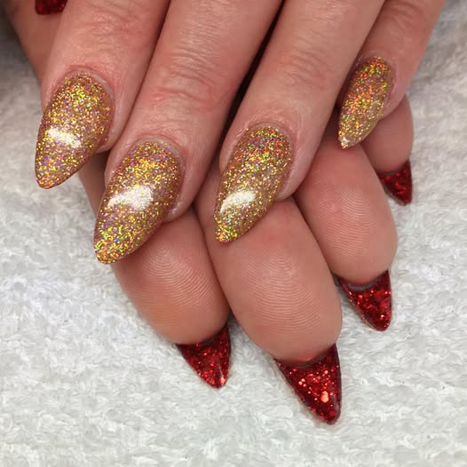 Caramel Holographic Nail Glitter