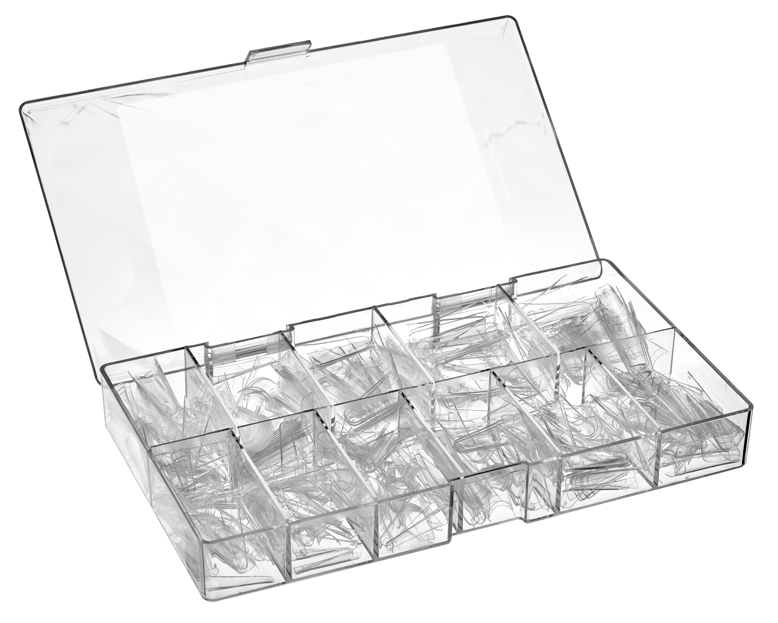 Clear Tapered Nail Tips (550pcs)