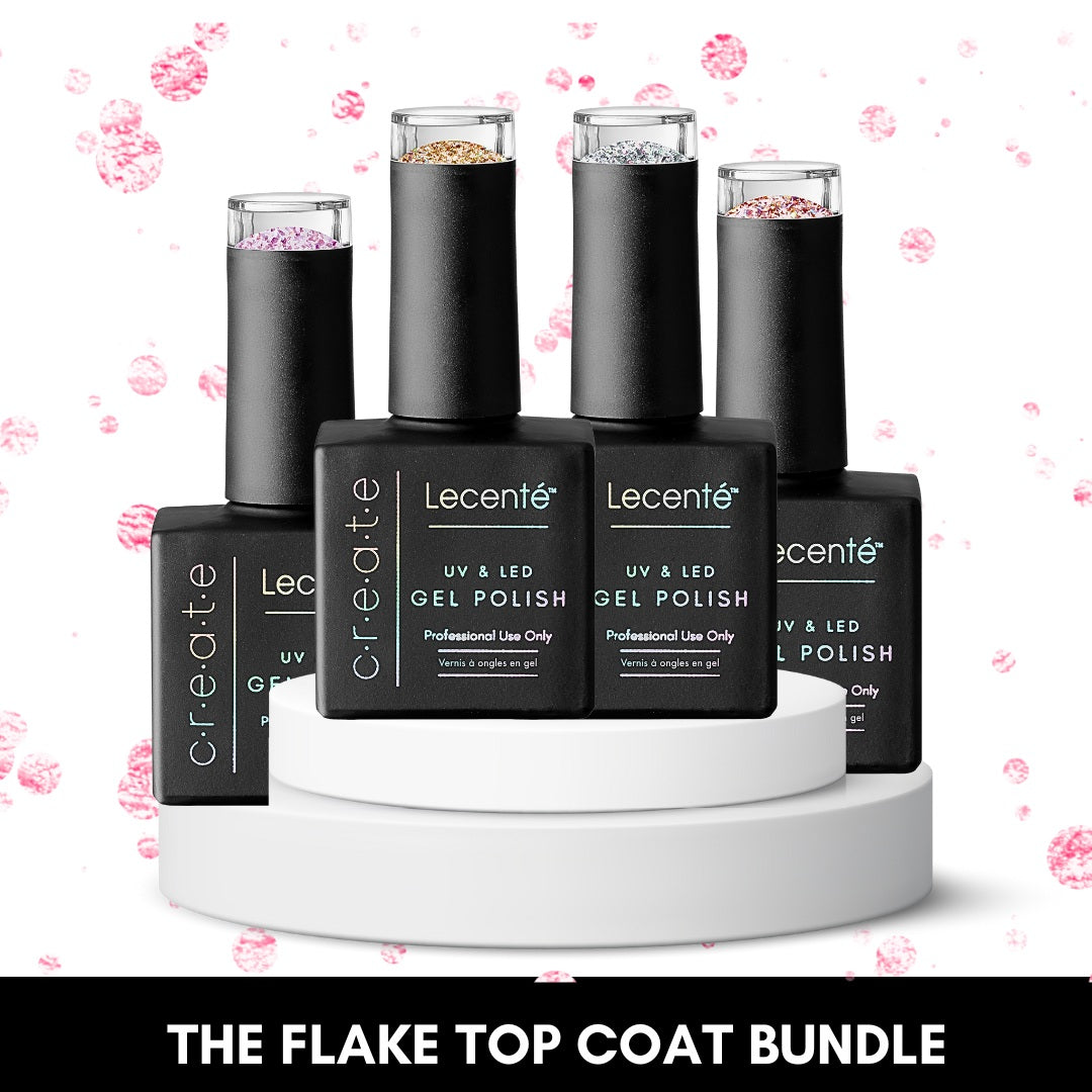 Holo Flake Effect Top Coat Bundle