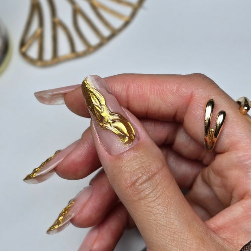 Gold Chrome Nail Powder