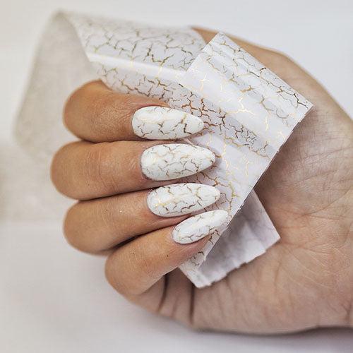 Gold Marble Nail Foil