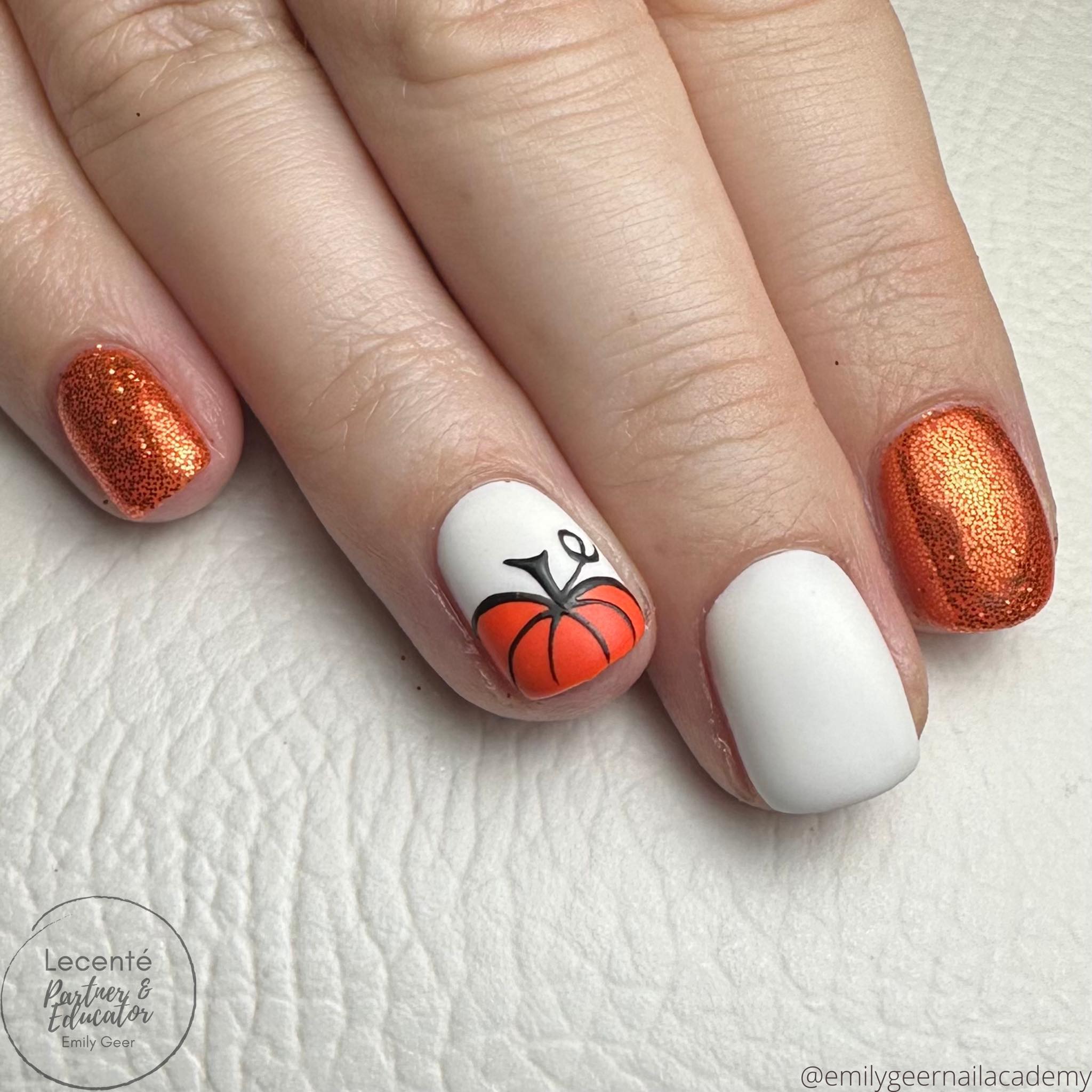 Golden Orange Ultra Fine Nail Glitter