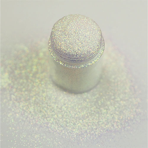 Golden White Iridescent Nail Glitter