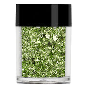 Green Irregular Nail Glitter Shapes