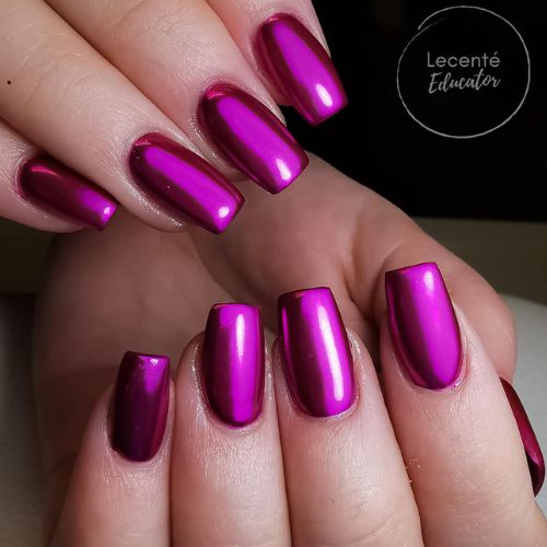 Purple Chrome Nail Powder
