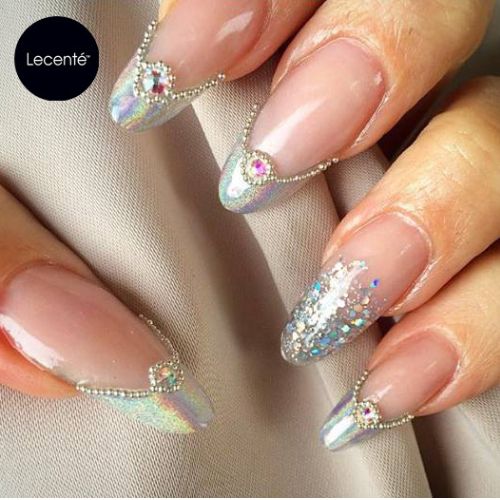Silver Rainbow Nail Powder