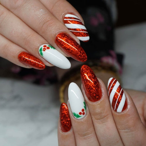 Red Shimmer Nail Foil