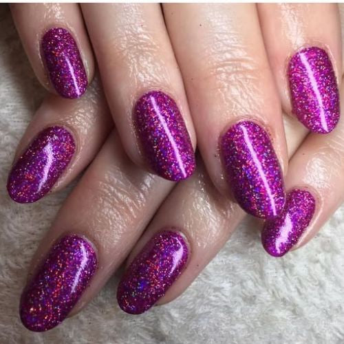Boysenberry Holographic Nail Glitter
