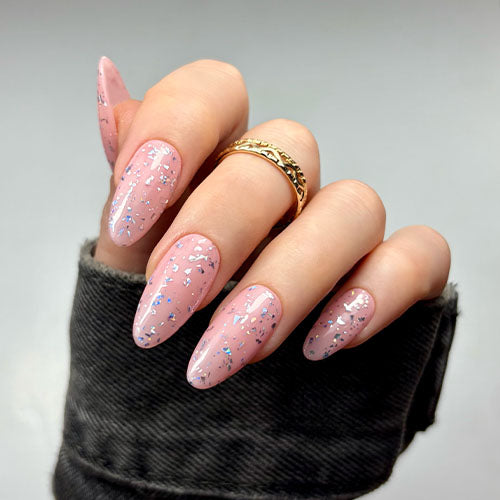 Holo Silver Flake Effect Top Coat