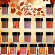 The Autumn Edit Glitter Nail Art Box