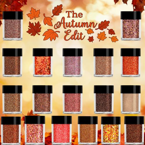 The Autumn Edit Glitter Nail Art Box
