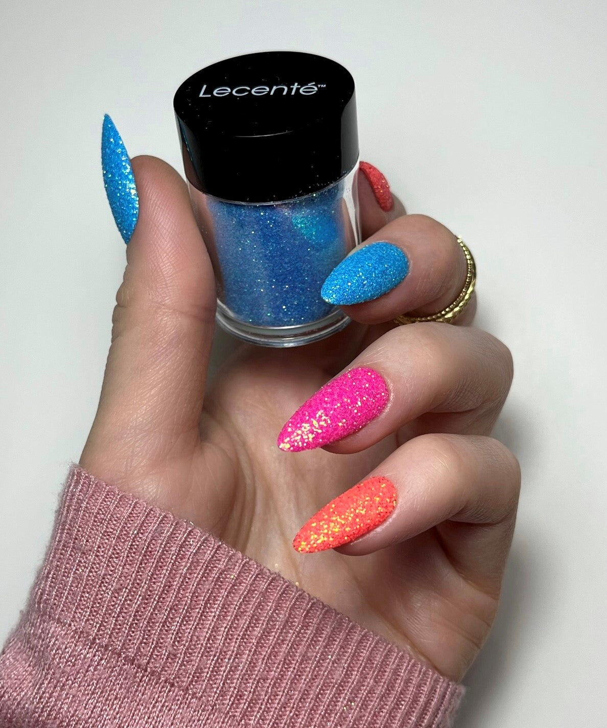 Teal Iridescent Nail Glitter