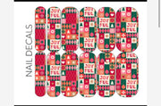 Merry & Bright Nail Decals