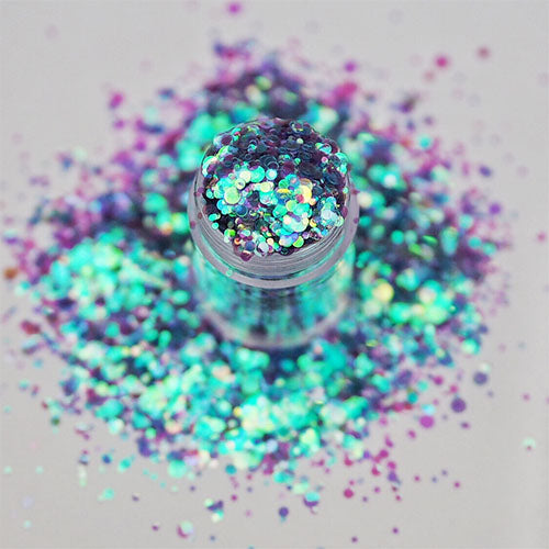Mermaid Chunky Nail Glitter Shapes
