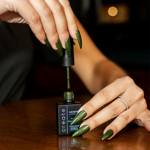 Mistletoe-Green-Glitter-Gel-Polish