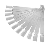 Square Nail Tips Display Clear