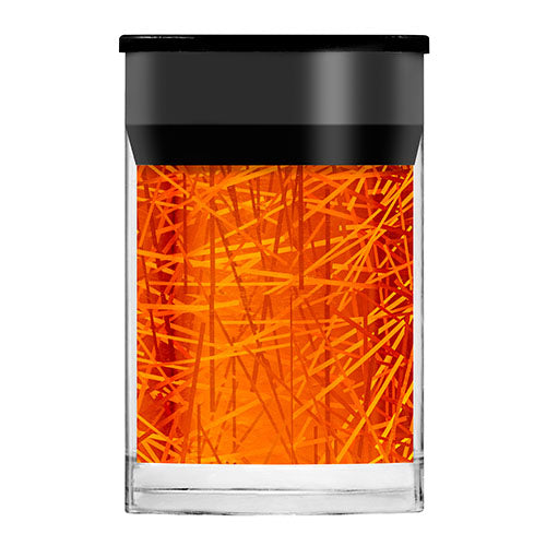 Orange Spangle Nail Foil