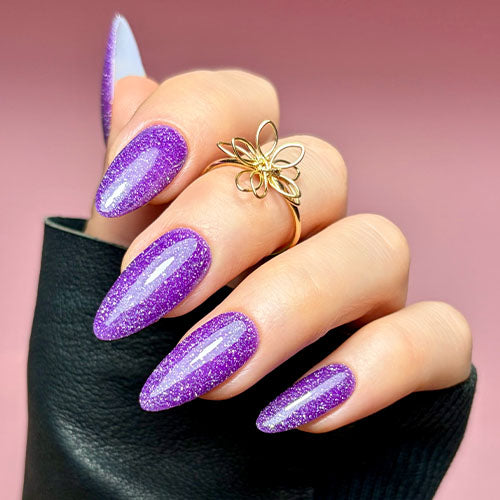 Purple Rain Flash Glitter Gel Polish