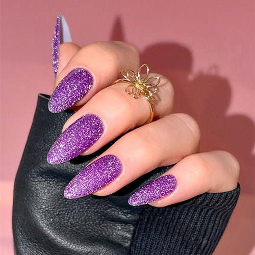 Purple Rain Flash Glitter Gel Polish