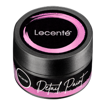 pastel pink gel detail paint