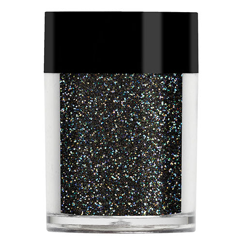 Rainbow Black Iridescent Nail Glitter