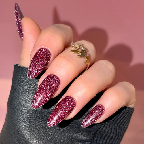 Sangria Splash Flash Glitter Gel Polish