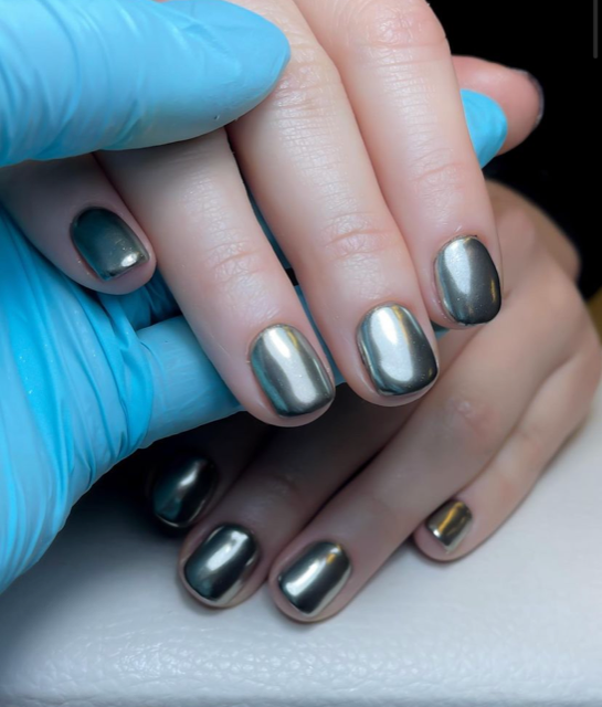Silver Chrome Nail Powder