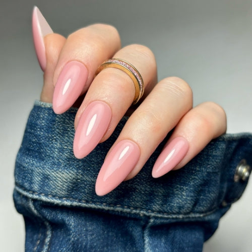 muted blush pink builder gel