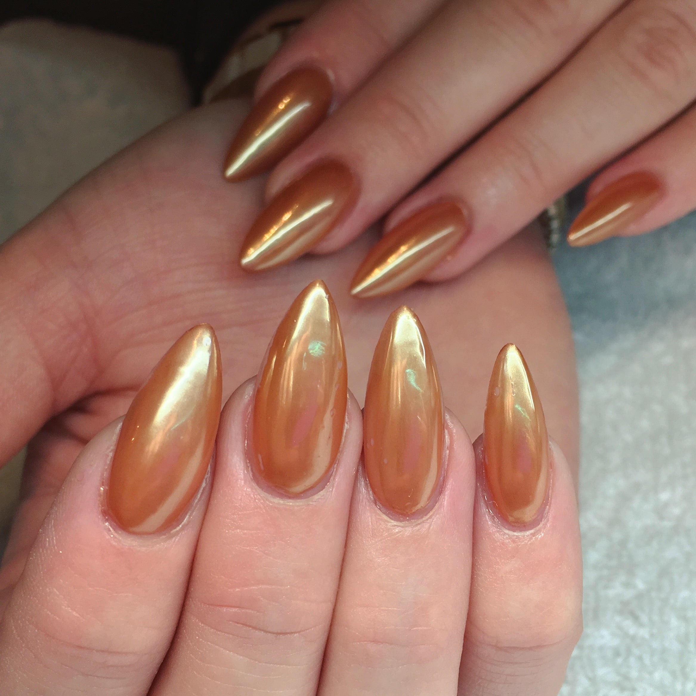 Bronze Chrome Nail Powder