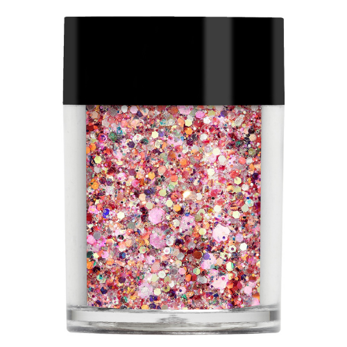 Pink Orange Multi Glitz