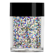 Silver Holographic Multi Glitz Chunky Nail Glitter