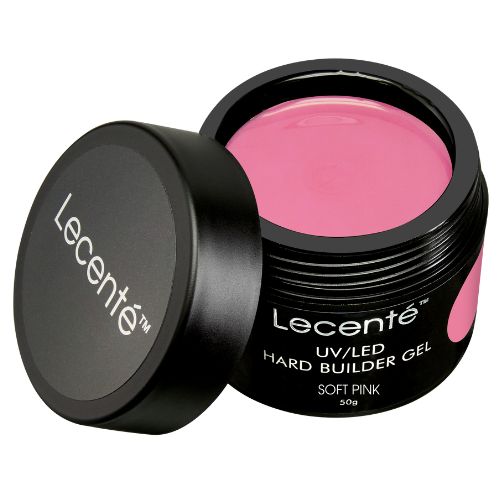 Soft Pink Hard Builder Gel.