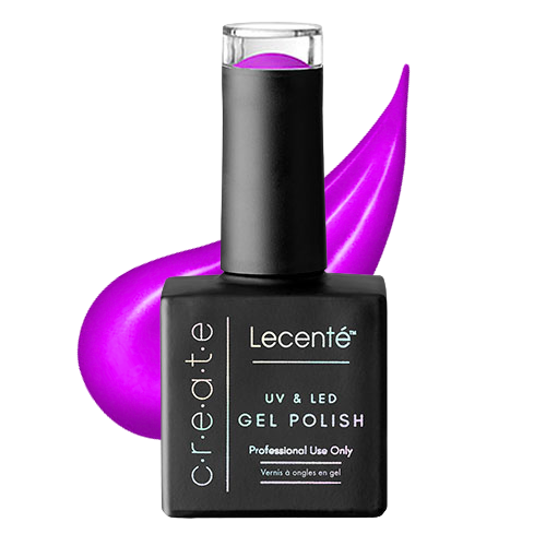 bright purple gel polish