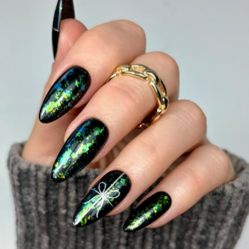 Two Faced Metallic Flakes