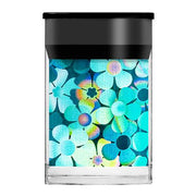 Turquoise Floral Nail Foil