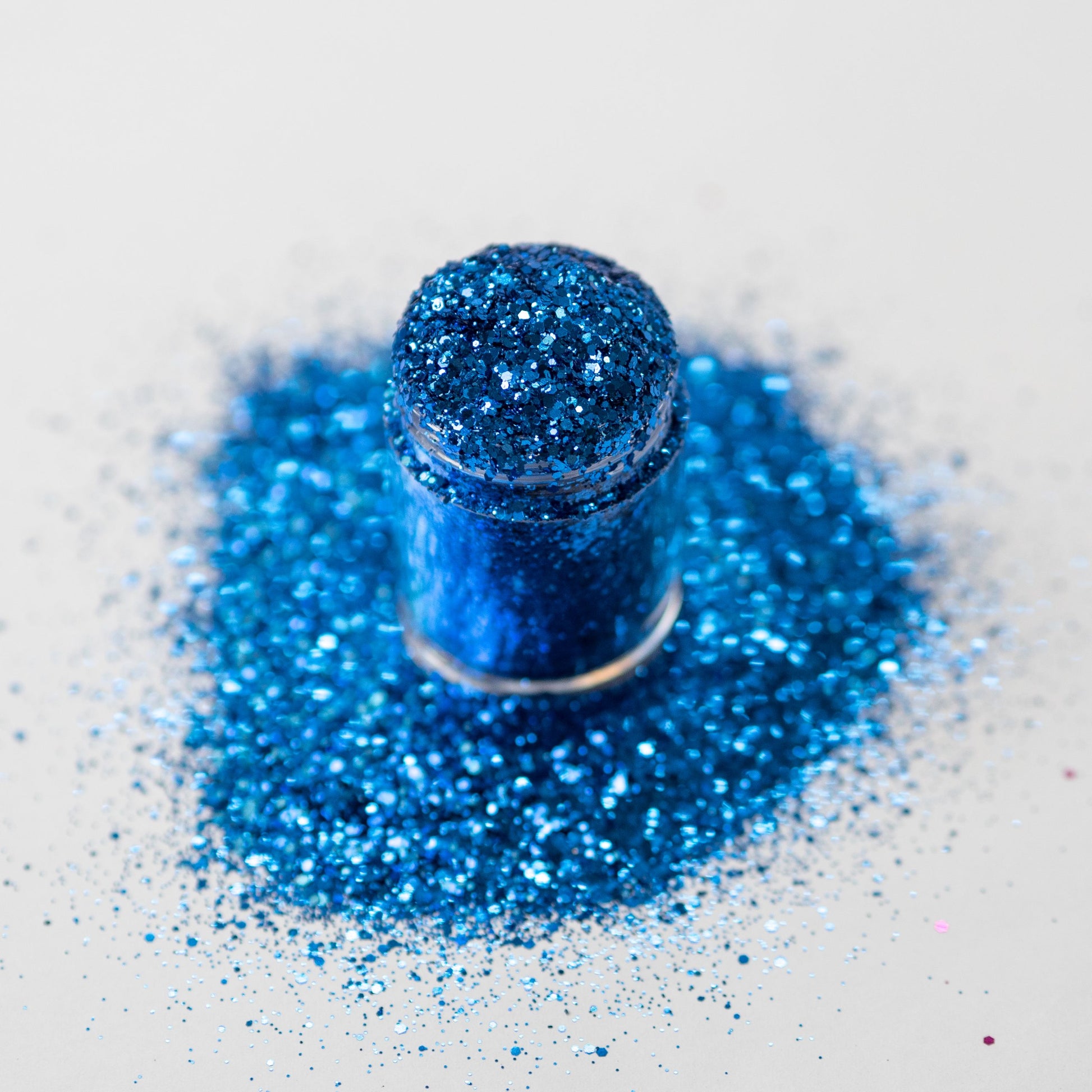 navy blue multi glitz spill