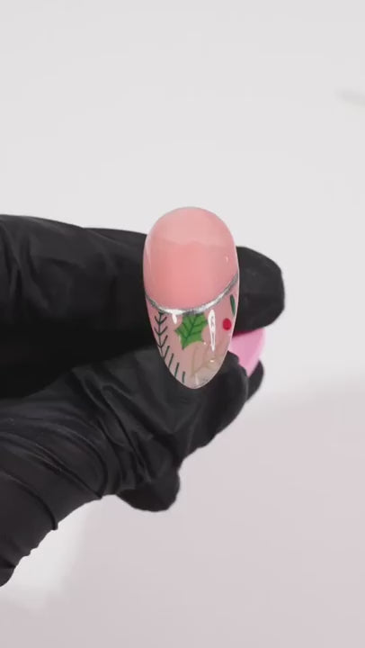 Load video: Holly Jolly Nail Decals