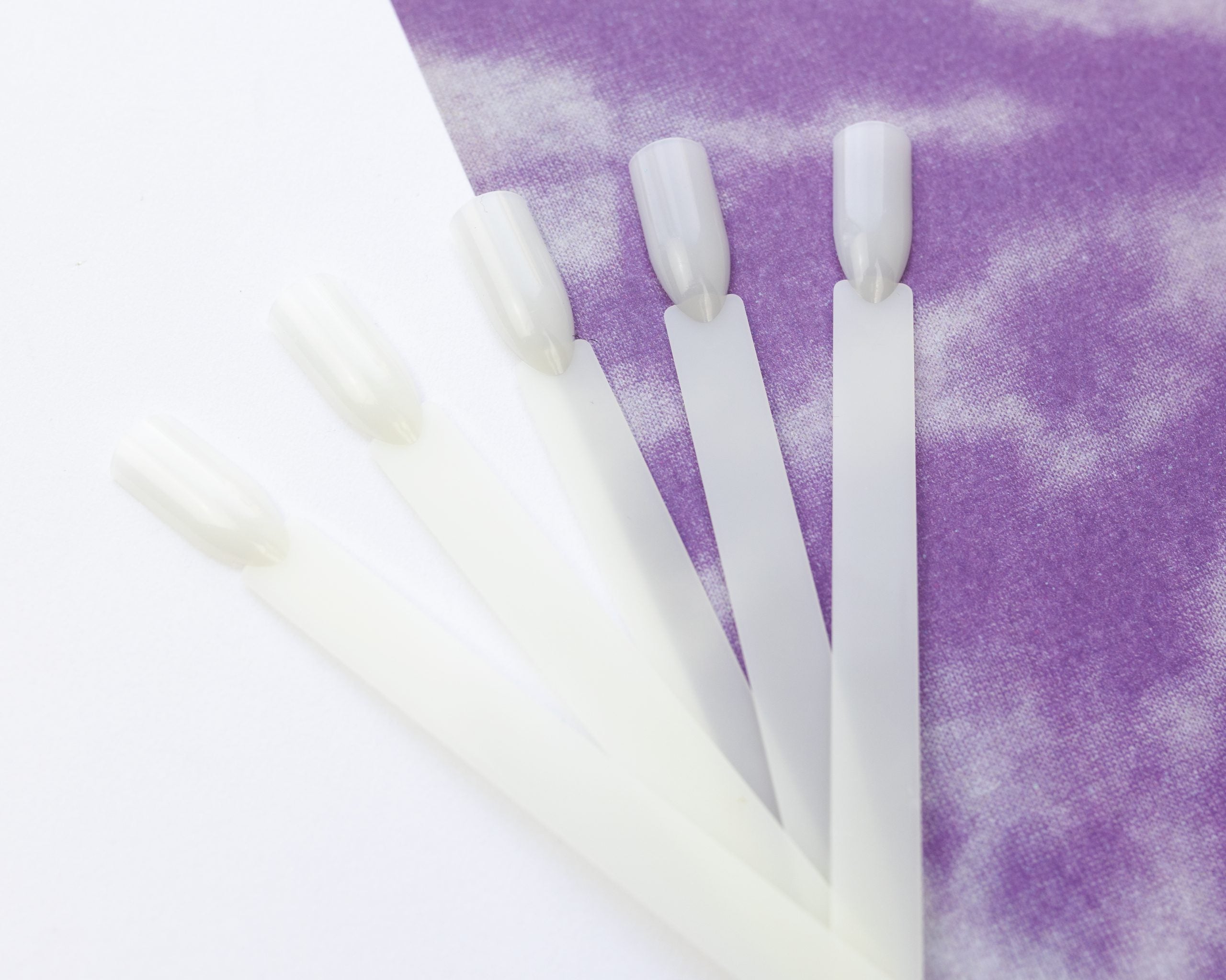 Natural Square Tips Display (50)